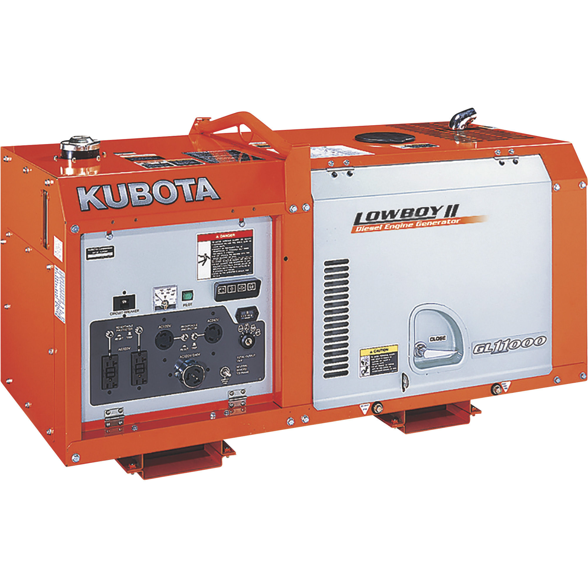 Kubota Lowboy II Diesel Generator, 11 kW, Model# G3112-00000